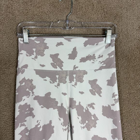 Beach Riot Piper Leggings Womens‎ Medium Taupe Cow High Rise Active Athletic - Picture 5 of 12